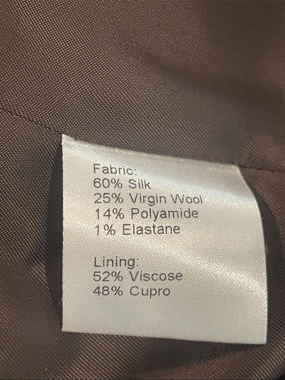 Paul Costelloe Designer Luxury Silk Wool Herringbone Peplum Skirt Suit Size 4 - Picture 7 of 12